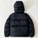MONCLER MONTCLA, Black, Size 0, Hooded Nylon Down Jacket, Nylon, Size 0 (S), Black