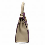 Hermes Kelly 28, Personal Order, C Stamp, Anemone/Argile/Gold Hardware, Togo Leather, Women's Shoulder Bag - Pre-owned