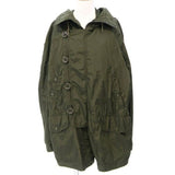 MONCLER, Moss Green, Size 3, Mod Parka Jacket, 100% Nylon, Size 3, Moss Green