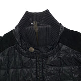 Gucci, Black, Size 48, Nylon Suede Leather Bomber Jacket, Nylon Leather Blend, 48, Black