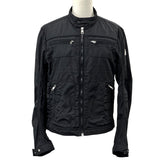 Moncler Men's Polyester Casual Streetwear Jacket – Black – Size 1 (M) – Pre-Owned Condition