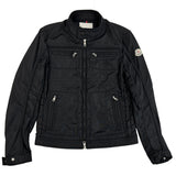 Moncler Men's Polyester Casual Streetwear Jacket – Black – Size 1 (M) – Pre-Owned Condition