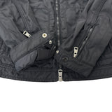 Moncler Men's Polyester Casual Streetwear Jacket – Black – Size 1 (M) – Pre-Owned Condition