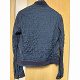 MONCLER MARTINE, Dark Navy, Size 0, Quilted Jacket, 100% Polyamide, Size 0, Dark Navy