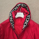 Moncler MASSEREAU GIUBBOTTO, Red, Size 2, Nylon Jacket, Nylon, Size 2, Red