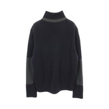 Moncler Nylon & Wool Jacket – Navy Blue – Size L – Used B Condition – Scratches, Scuffs & Stains