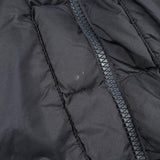 Moncler Härejackett aus Nylon & Woll – Marineblo – Gréisst L – Gebraucht, Zoustand B