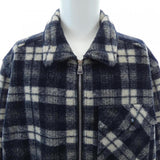 Moncler 20912F00019, Navy Check, XL, Jacket, 89B55, XL, Navy Check
