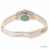 ROLEX Datejust Watch 【205】 69173G Stainless Steel/Yellow Gold Silver - Engraved Automatic Champagne N10PD Dial Ladies' Watch [Used]