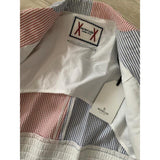 Moncler GAMME BLEU GIACCA, Red and Blue, Size 3, Men's Tailored Jacket, Size 3, Red and Blue