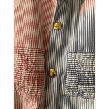 Moncler GAMME BLEU GIACCA, Red and Blue, Size 3, Men's Tailored Jacket, Size 3, Red and Blue