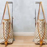 LOUIS VUITTON Damier Azur N41361 Neverfull MM - Pre-Owned