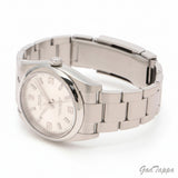 ROLEX Oyster Perpetual 114200 Watch, Stainless Steel, Silver Dial, Automatic Movement - Pre-Owned
