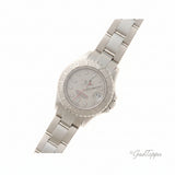 ROLEX Yachtmaster Rolesium Watch 169622, Platinum/Stainless Steel, Gray, Automatic, Ladies - Pre-Owned