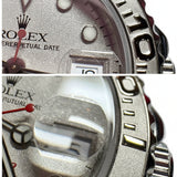 ROLEX Yachtmaster Rolesium Watch 169622, Platinum/Stainless Steel, Gray, Automatic, Ladies - Pre-Owned