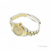 ROLEX Datejust 69173 Watch, Stainless Steel/18K Gold, Champagne, Automatic Winding, Ladies - Pre-Owned