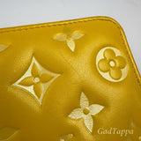 Louis Vuitton Zippy Ginkgo Yellow  Long Wallet for Women Used