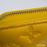 Louis Vuitton Zippy Ginkgo Yellow  Long Wallet for Women Used