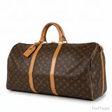 Louis Vuitton Keepall 55 Boston-Täsch fir Dammen, gebraucht
