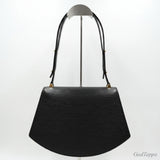 LOUIS VUITTON Epi Tilsit Vintage Shoulder Bag, Black Leather, Gold Hardware, Women's, M52492 - Pre-Owned