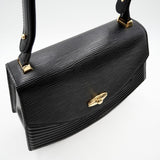 LOUIS VUITTON Epi Tilsit Vintage Shoulder Bag, Black Leather, Gold Hardware, Women's, M52492 - Pre-Owned