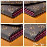 Louis Vuitton Portefeuille Sarah Monogram Fuchsia A310 - Pre-owned