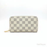 Louis Vuitton Damier Azur Zippy Wallet Long Wallet - Pre-owned