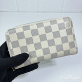 Louis Vuitton Damier Azur Zippy Wallet Long Wallet - Pre-owned