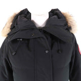 Canada Goose MACKENZIE PARKA 2302JL, Black, Size S, Women's Down Coat, Polyester Cotton Down Feather, Size S, Black