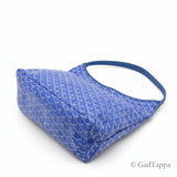 Goyard Boheme Hobo Bag PM Tote Bag Herringbone Logo with Pouch Blue A Rank go13282gh - Pre-owned