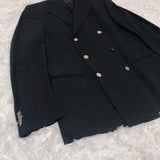 Gucci, Black, IT48 (Men's M), Double-Breasted Tailored Jacket, 100% Wool, IT48, Black