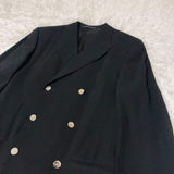 Gucci, Black, IT48 (Men's M), Double-Breasted Tailored Jacket, 100% Wool, IT48, Black