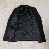 Gucci, Black, IT48 (Men's M), Double-Breasted Tailored Jacket, 100% Wool, IT48, Black