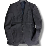 Gucci, Black, Size 46, GG Pattern Lined Hopsack Tailored Jacket, 46, Black