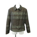 MON CRÉ, Khaki Brown, Size 38, Jacket, Polyester/Cupro, Size 38, Khaki Brown