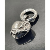 Chrome Hearts, Chrome Hearts Jewelry CH Heart Charm Pendant, Sterling Silver 925