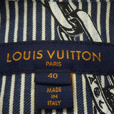 Louis Vuitton, Navy/White, Size 40, Women's Jacket, 40, Navy/White