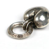 Chrome Hearts, Silver, 11mm x 16mm, Chrome Hearts Jewelry Heart Pendant Charm, SV925 Sterling Silver, 22mm, Silver