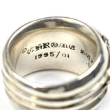 Chrome Hearts, Silver, Size 19, Chrome Hearts Jewelry Dagger Heart Ring, SV925 Sterling Silver, 10mm - 18mm, Silver