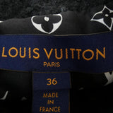 Louis Vuitton, Black, Size 36, Bouclé Wool Officer Jacket, Wool, 36, Black