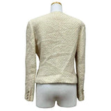 MON GRÉ, Yellow, Size 9AR, Tweed Jacket, Wool Rayon Nylon, Size 9AR, Yellow