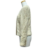 MON GRÉ, Yellow, Size 9AR, Tweed Jacket, Wool Rayon Nylon, Size 9AR, Yellow