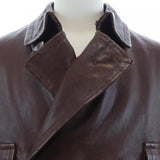 Louis Vuitton, Brown, Size 48, Men's Leather Jacket, Leather, 48, Brown