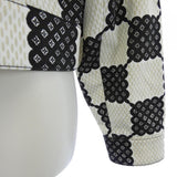 Louis Vuitton, White Black Beige, Size 36, Women's Jacket, 36, White Black Beige