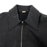Gucci, Black, Size 36, GG Leather Jacket Blouson, Sheepskin Leather, 36, Black