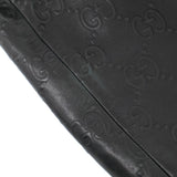 Gucci, Black, Size 36, GG Leather Jacket Blouson, Sheepskin Leather, 36, Black
