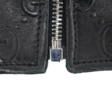 Gucci, Black, Size 36, GG Leather Jacket Blouson, Sheepskin Leather, 36, Black
