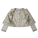 Chanel, Size 38, Leather Jacket, Leather, 38