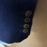 Moncler, Navy, Size 3, Tailored Jacket, Size 3, Navy