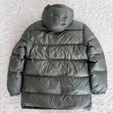 Prada, Khaki, Size L, 2-Way Hooded Down Coat, L, Khaki